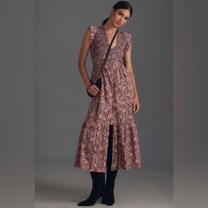 Anthropologie The Peregrine Midi Dress in SP